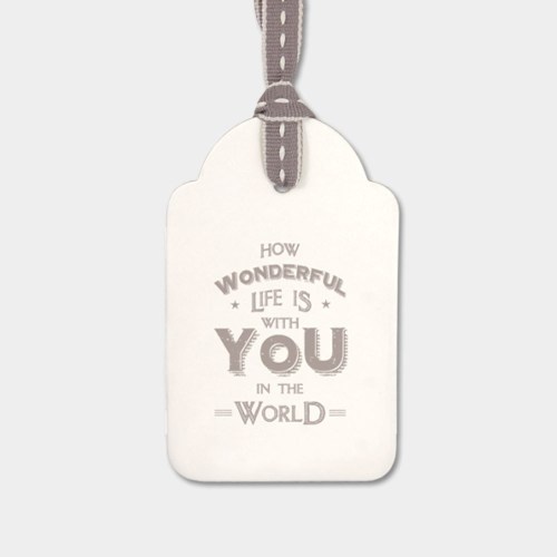 how wonderful tag